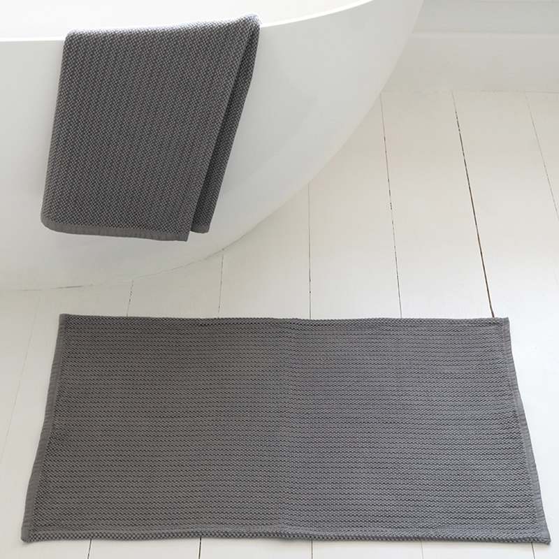 Mungo Cotton Rib Bath & Shower Mat - Thumbnail 2