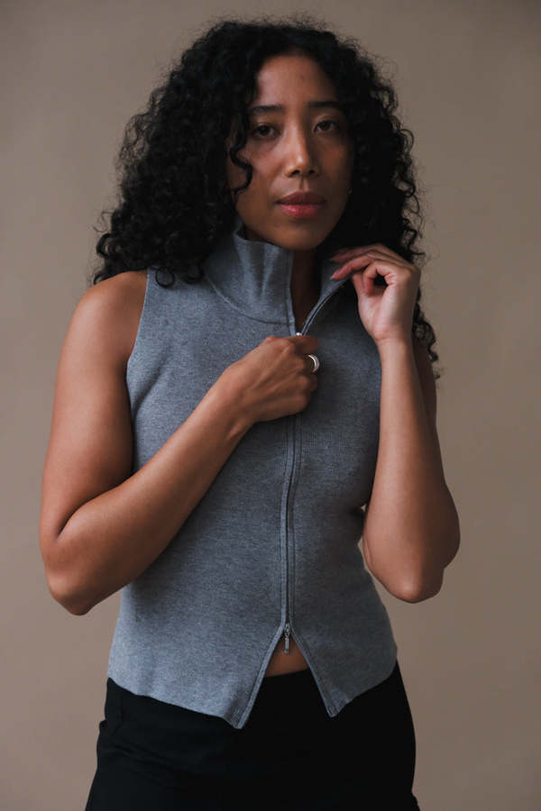 Geel BLAKE VEST - Heather Grey | Garmentory