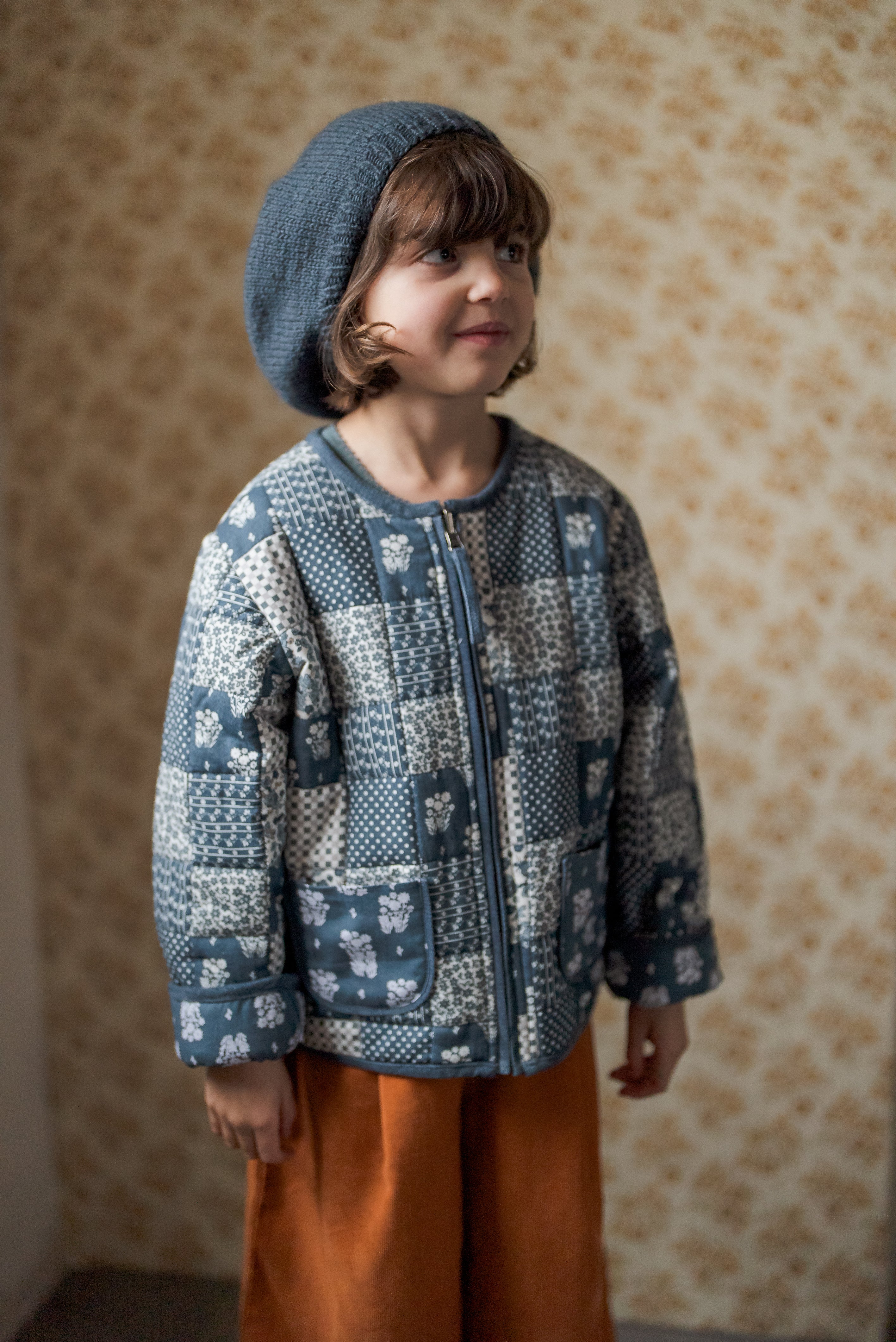 little cotton clothes パッチワーク ジャケット Reversible-Jojo-Jacket-in-