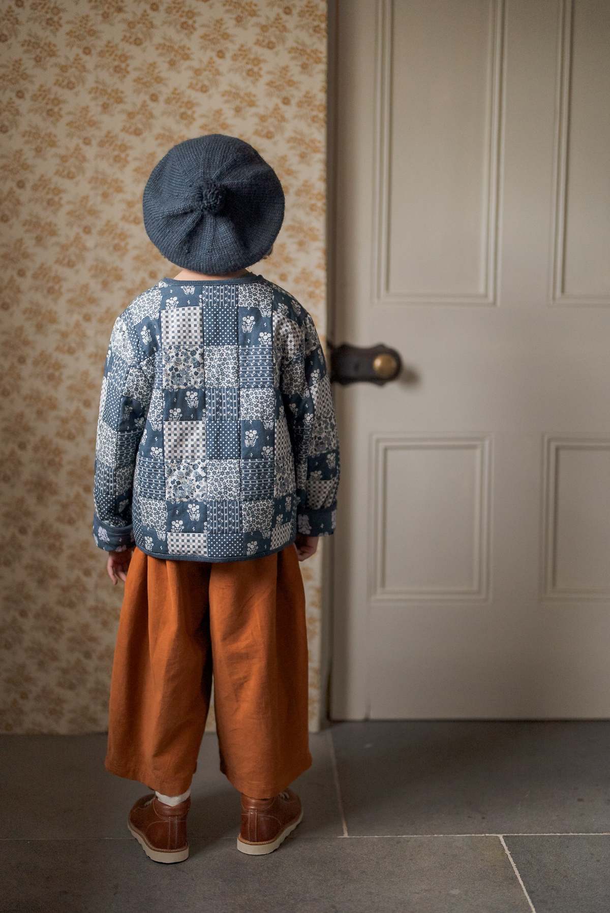 little cotton clothes パッチワーク ジャケット Reversible-Jojo-Jacket-in-