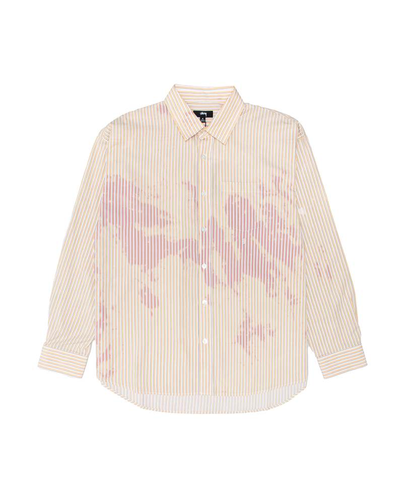 24AW Stussy CLASSIC SHIRT BLEACHED シャツ Classic L/S Bleached Shirt – Premier