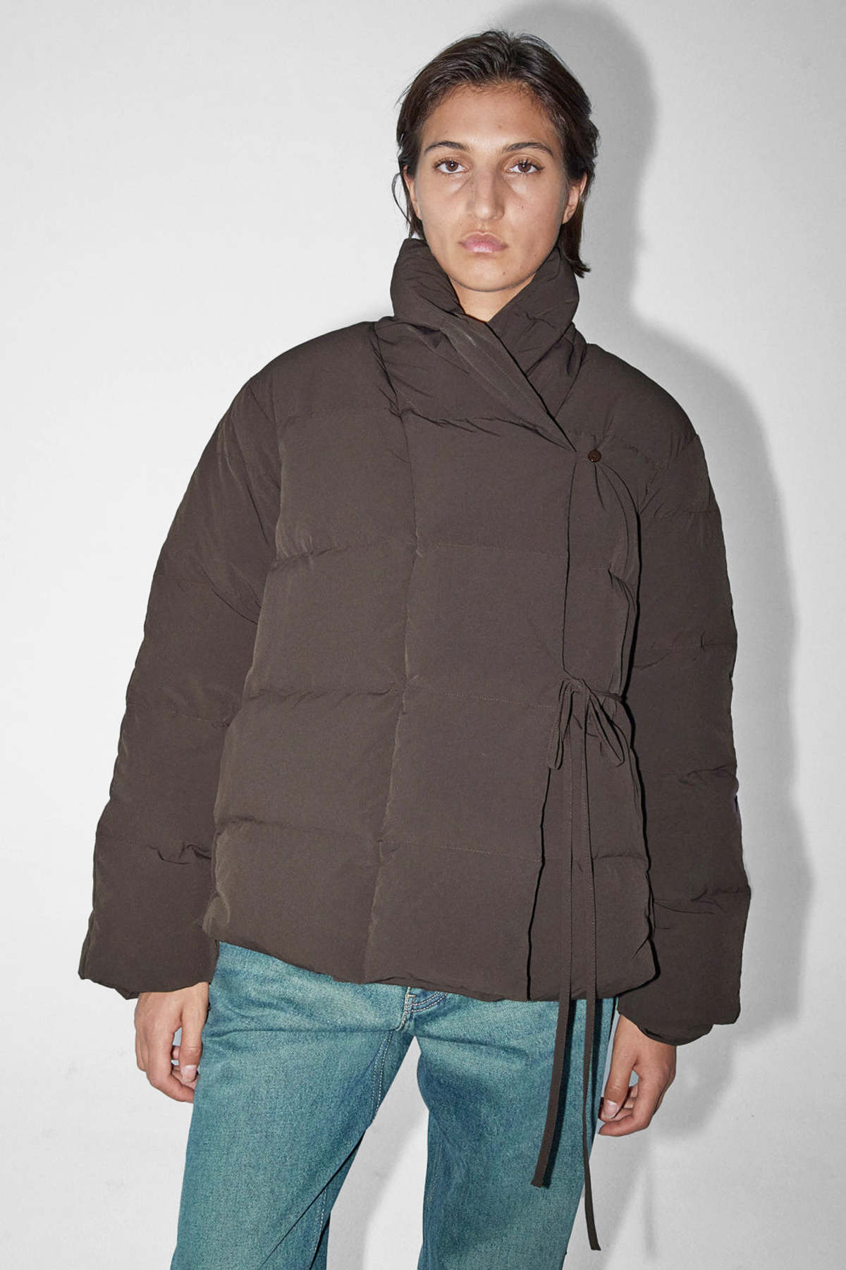 coolbeans  Paloma wool ash down ASH-Slightly oversized, short, recycled down jacket – Paloma