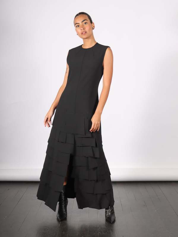 【新品•タグ有】meer. BACK CUT LERAX DRESS A-W-A-K-E--MODE-Sleeveless-