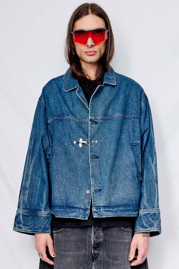 40s〜 Fabram Indigo Fireman Jacket 40's Fabram Indigo Drill Fireman Jacket NEW ARRIVAL