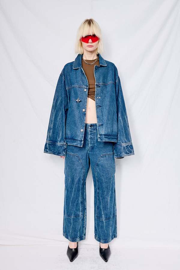 Assembly Fireman Box Jacket - Dark Indigo Denim | Garmentory