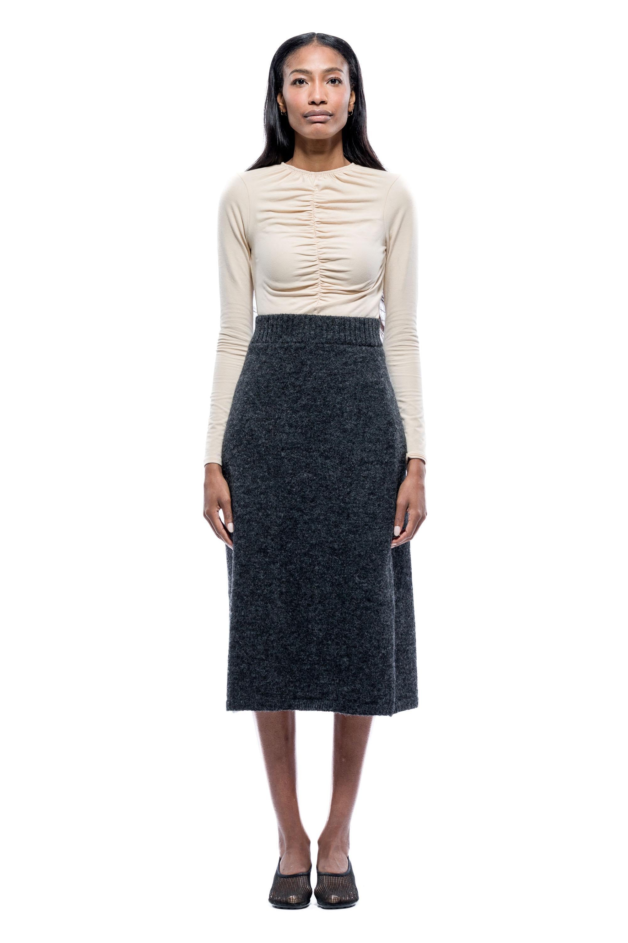 Toit Volant Calista Skirt - Dark Grey | Garmentory 