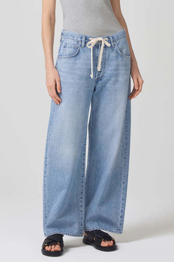 Citizens of Humanity Brynn Trousers - Blue Lace | Garmentory