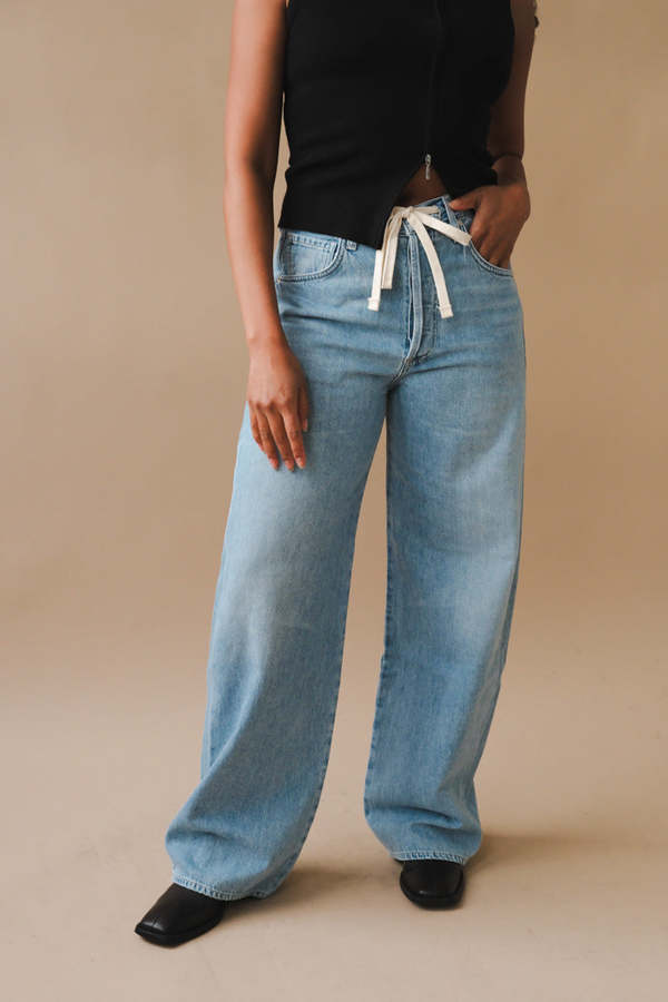 Citizens of Humanity Brynn Trousers - Blue Lace | Garmentory
