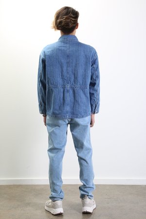 Cav Empt Stripe Denim Work Jacket 