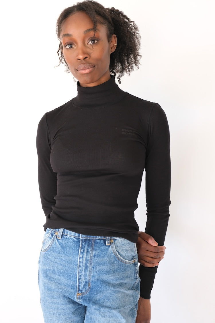 【関税＆送料込み】Ganni Long-Sleeve Crew-Neck T-Shirt With GANNI - Long sleeve cotton t-shirt Yellow - The Corner