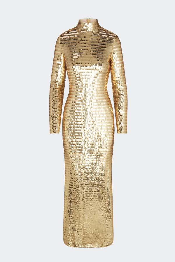 Simon Miller Sequin Sculpty Dress - Star Gold | Garmentory