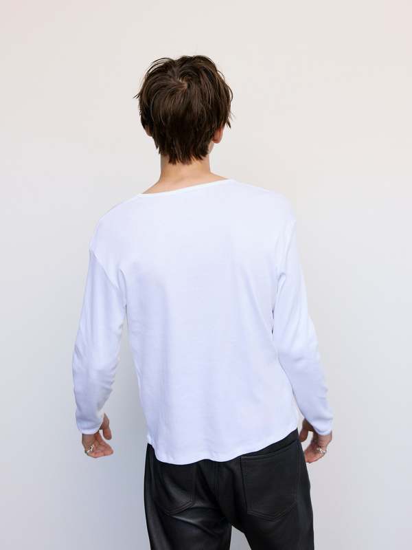 SECOND/LAYER Cotton Dias Cortas - White | Garmentory