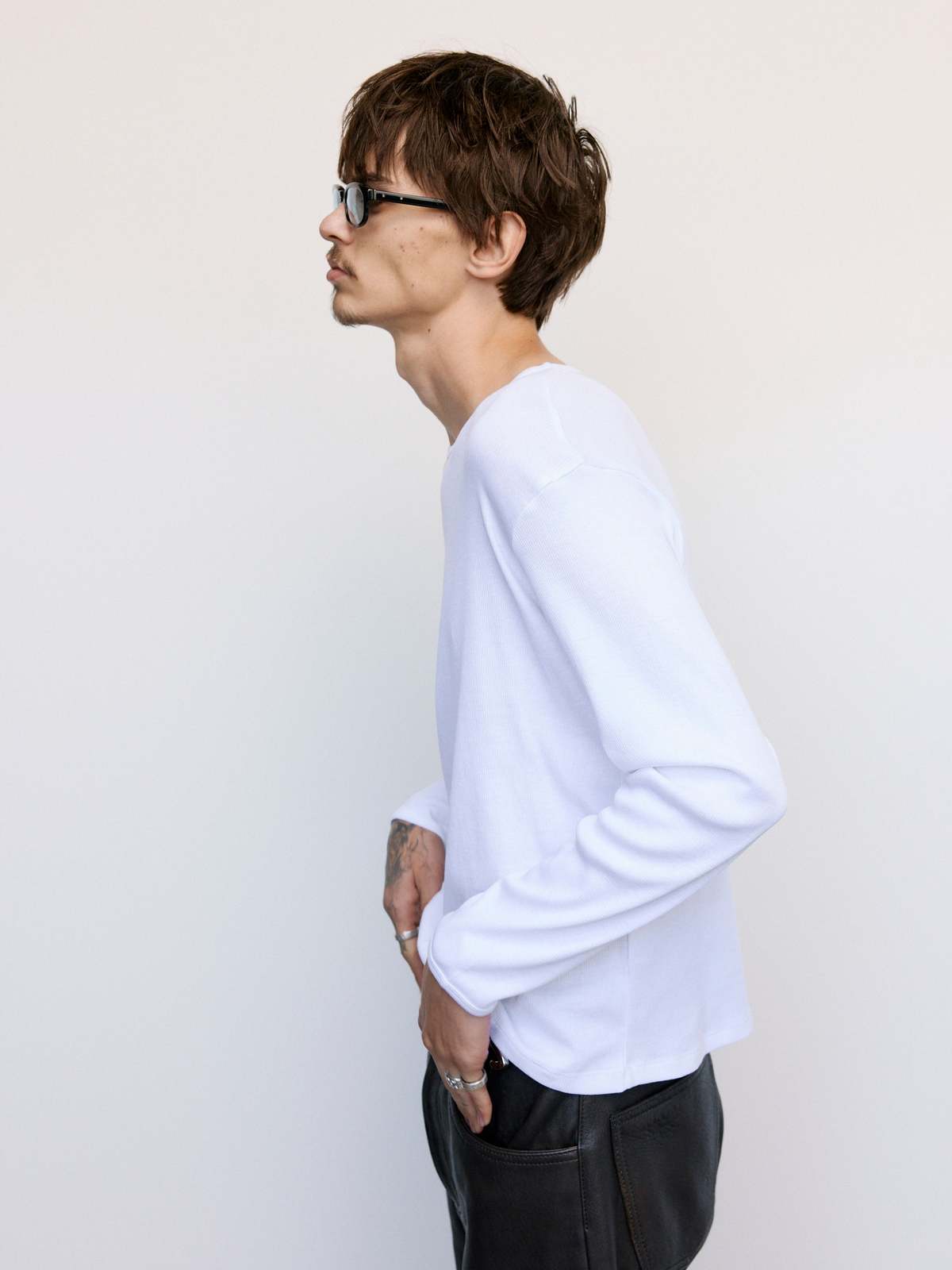 SECOND/LAYER Cotton Dias Cortas - White | Garmentory