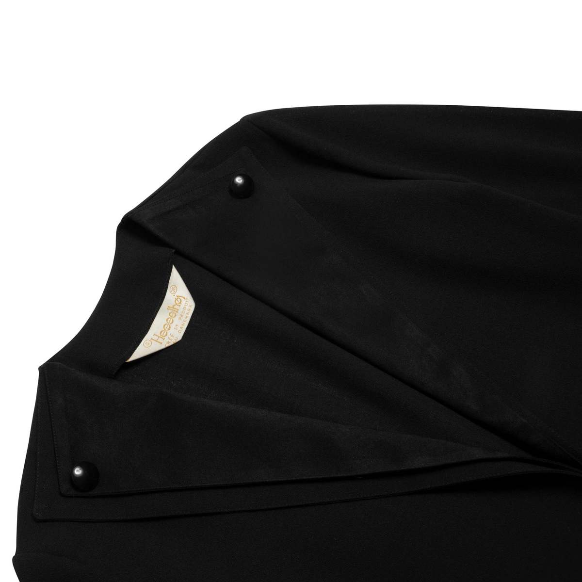Hesselhøj Crepe Weave Bolero Dinner Jacket - Black - Image 2 of 3
