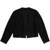 Hesselhøj Crepe Weave Bolero Dinner Jacket - Black - Thumbnail 3