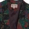 Leill Satin Weave Low Stance Notch Lapel Kimono Jacket - Green - Thumbnail 2