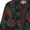 Leill Satin Weave Low Stance Notch Lapel Kimono Jacket - Green - Thumbnail 3