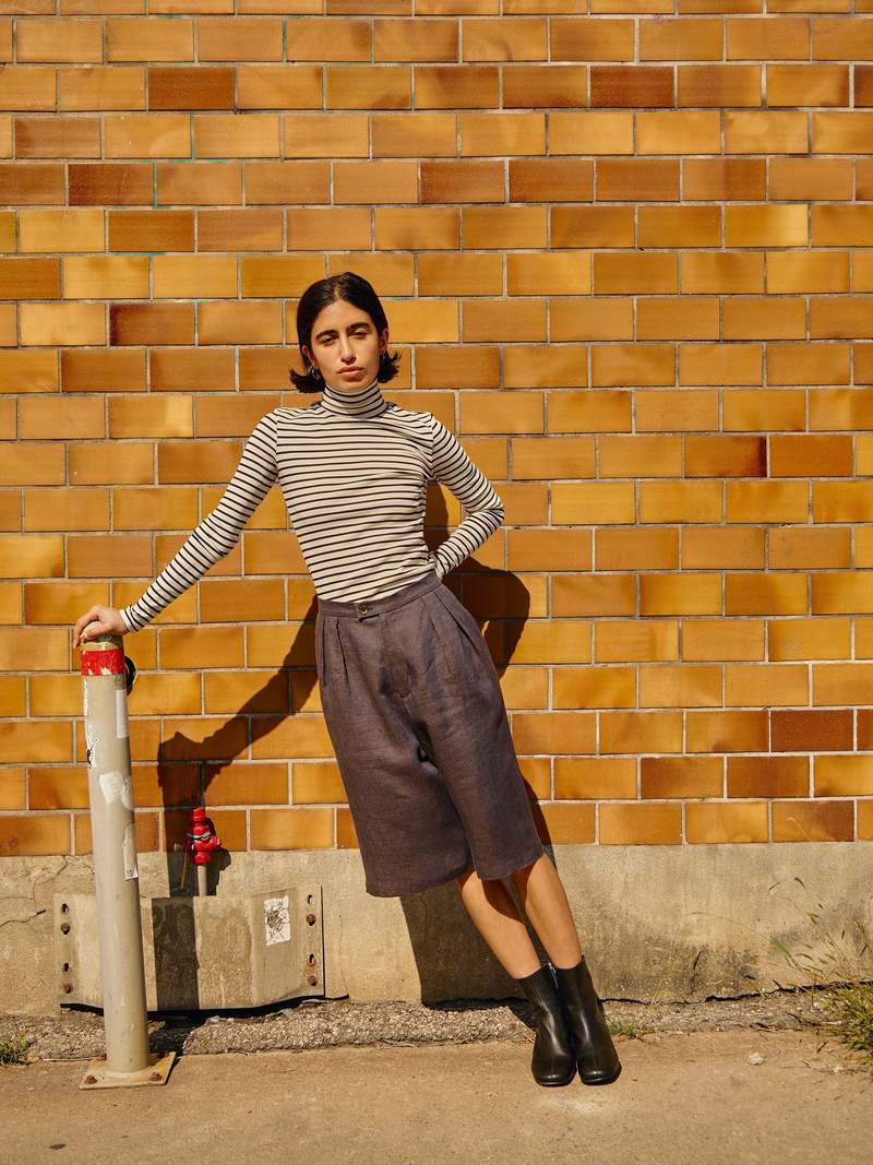 Odeyalo ADAMO striped turtleneck Odeyalo ADAMO striped turtleneck