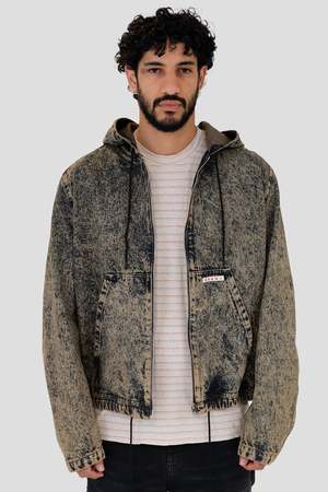 Marni Hooded Denim Jacket - Nomad | Garmentory