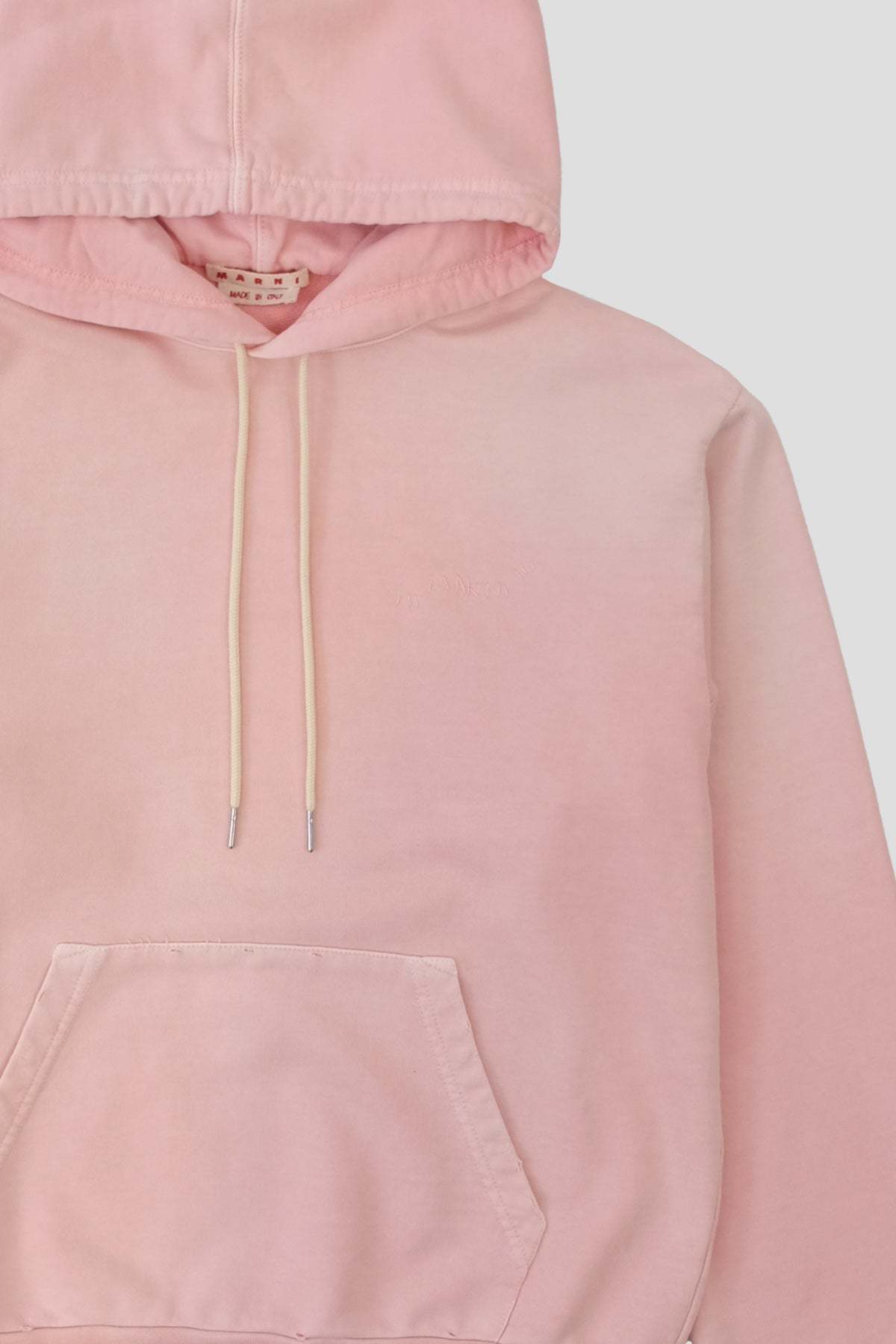 国内発送☆MARNI☆HOODIE/ROSE Marni Mending Hooded Sweatshirt - Antique Rose | Garmentory