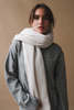 Pipe & Row CHUNKY SOLID SCARF - White - Thumbnail 1