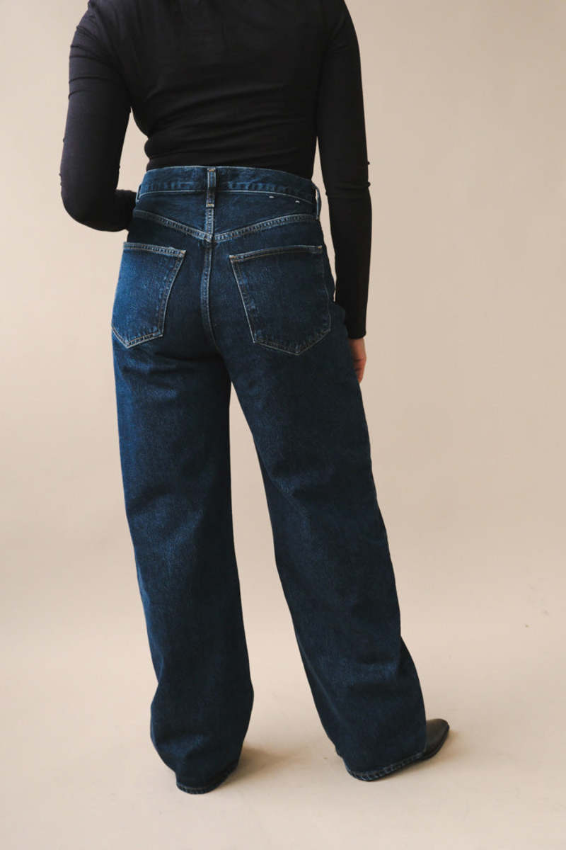 【KOOLOSET】Curve Dart Wide Denim Pull-On Teresa Wide Leg Jeans In Plus Size Sculpt-Her