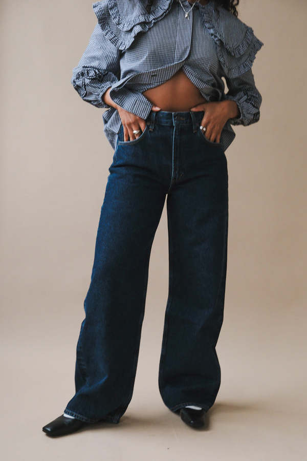 デニム・ジーパン Agolde Low Curve Jeans Low Curve Jean in Force – AGOLDE
