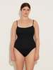Hunza G Pamela Scoop Neck One Piece - Black - Thumbnail 7
