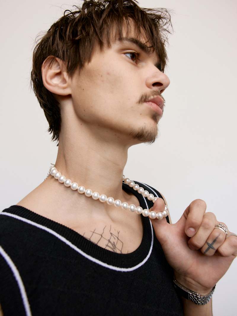 アクセサリー [ERNEST W. BAKER] SHELL PEARL NECKLACE Ernest W. Baker Shell Pearl Necklace | Garmentory