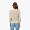 Autumn Cashmere Puff Sleeve Tile Stitch Sweater - Thumbnail 5