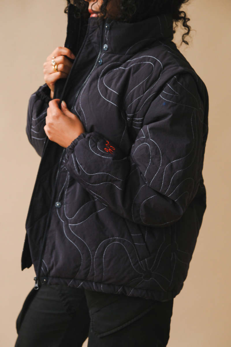 DAMSON MADDER JENNIFER PUFFER - NAVY BOW | Garmentory