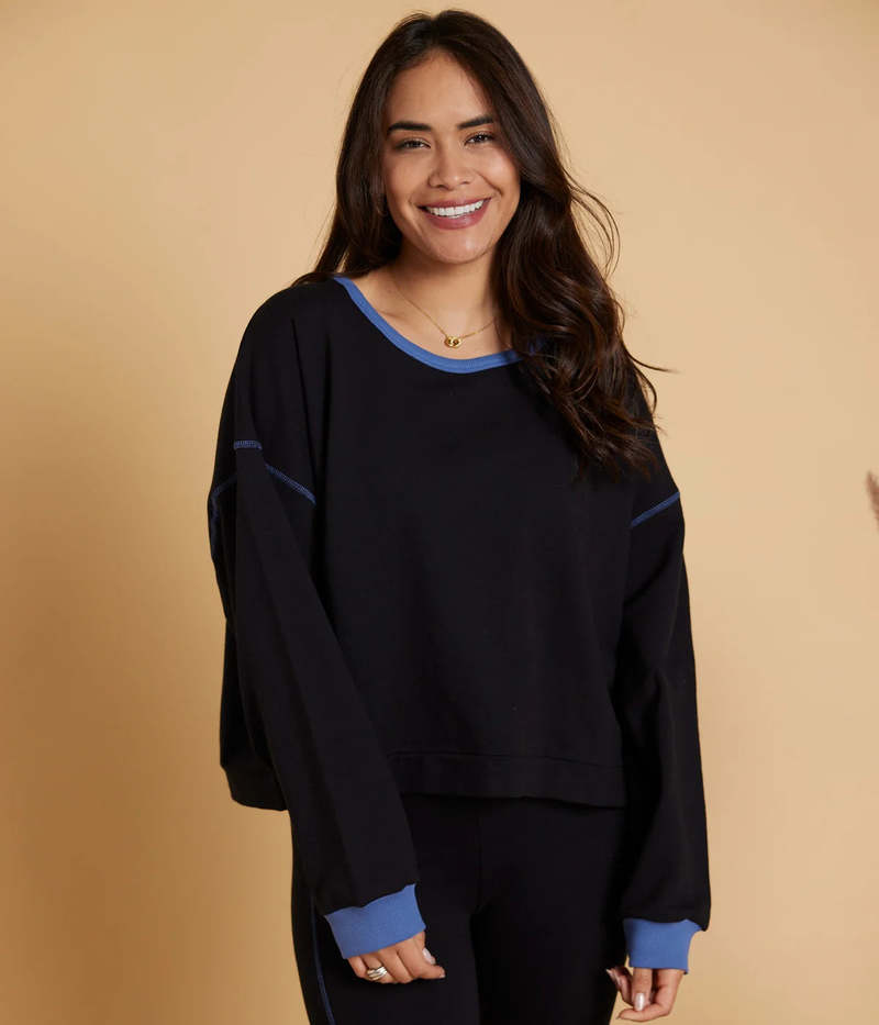 Known Supply Ada Pullover -Black Known Supply Ada Pullover -Black