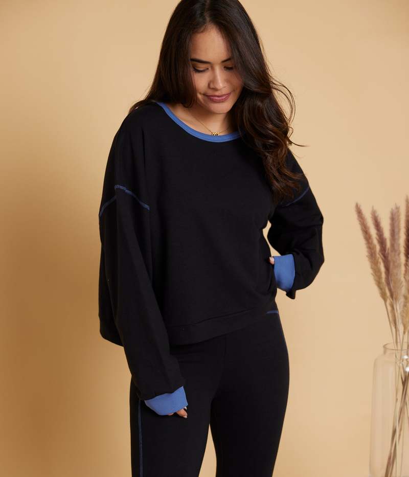 Known Supply Ada Pullover -Black Known Supply Ada Pullover -Black