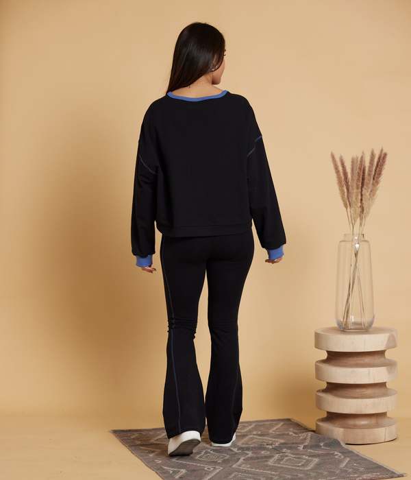 Known Supply Ada Pullover -Black Known Supply Ada Pullover -Black