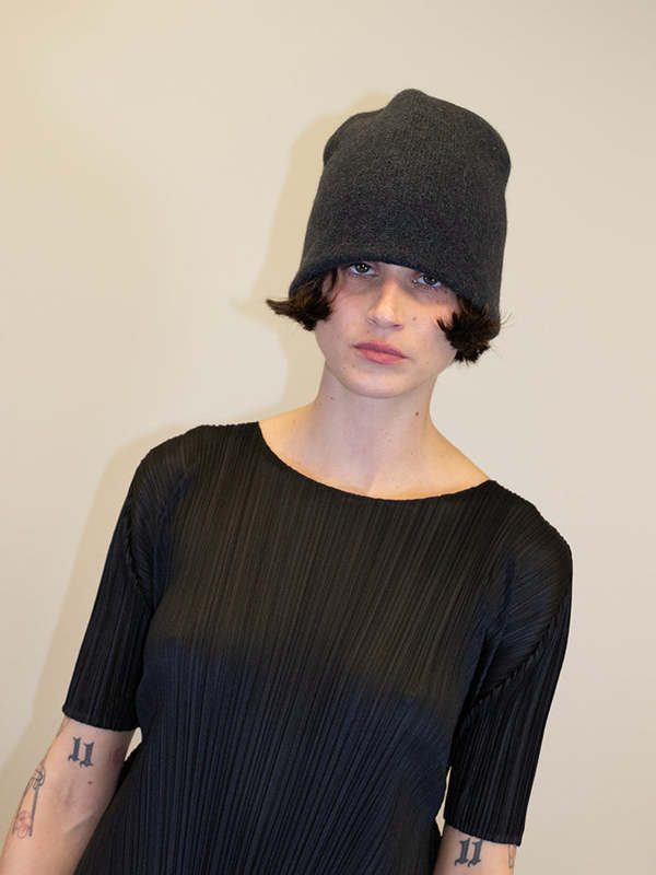 Lauren Manoogian Double Beanie - Ink | Garmentory