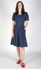 Birds of North America Crag Martin Dress - Navy - Thumbnail 8