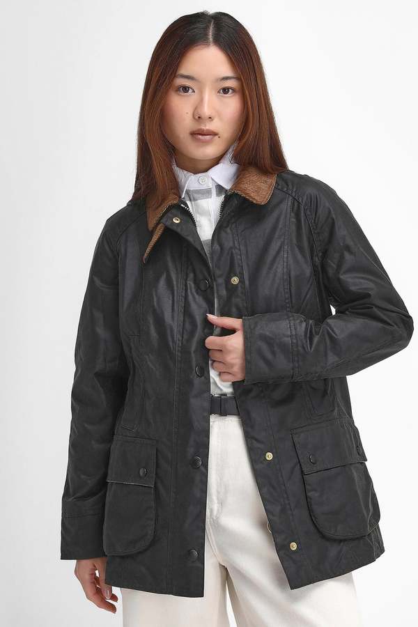 Barbour 130 Years Anniversary Beadnell Wax - Sage/Dress Gordon