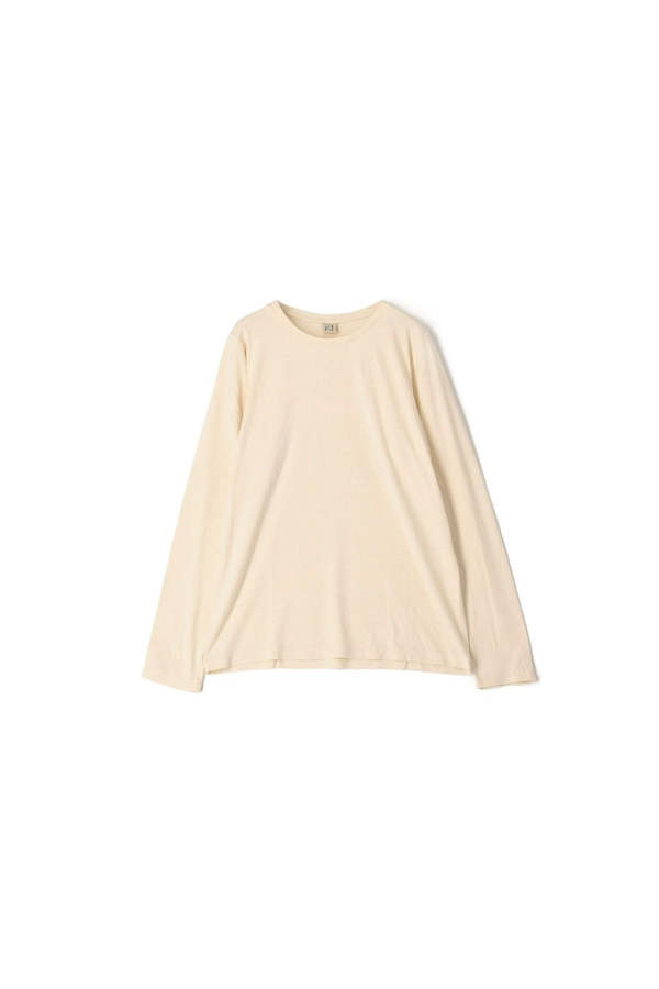 Baserange Silk Long Sleeve Tee - Undyed | Garmentory