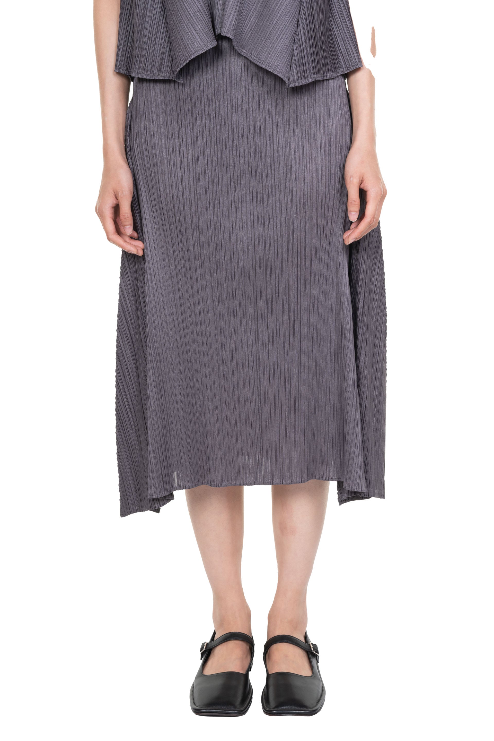 【GROVE】 PIA PLEATED SKIRT / 追跡付 40f8d6b1-1241-4225-a697-