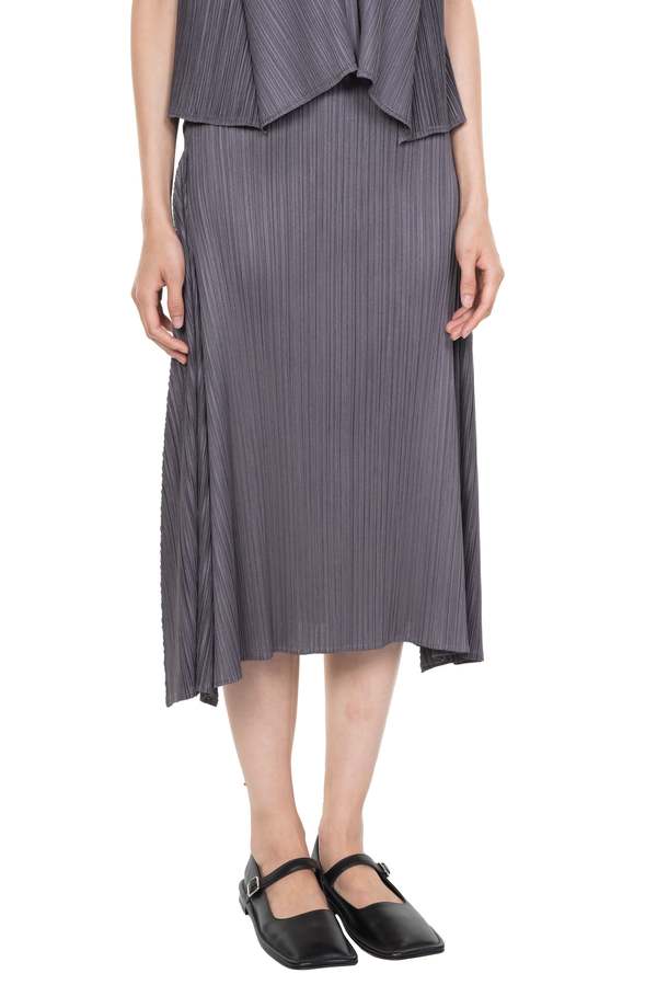 Pleats Please by Issey Miyake Efficient Square Skirt - Grey