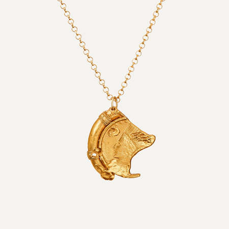 Alighieri The Medium Sun Salutations Medallion Necklace