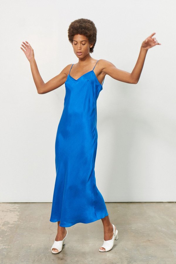 mara hoffman blue dress Mara Hoffman Zephyr Dress - Blue