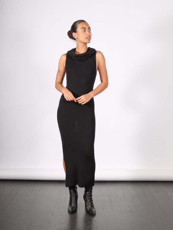 nicholas black dress Nicholas Ella Midi Dress - Black main image 0