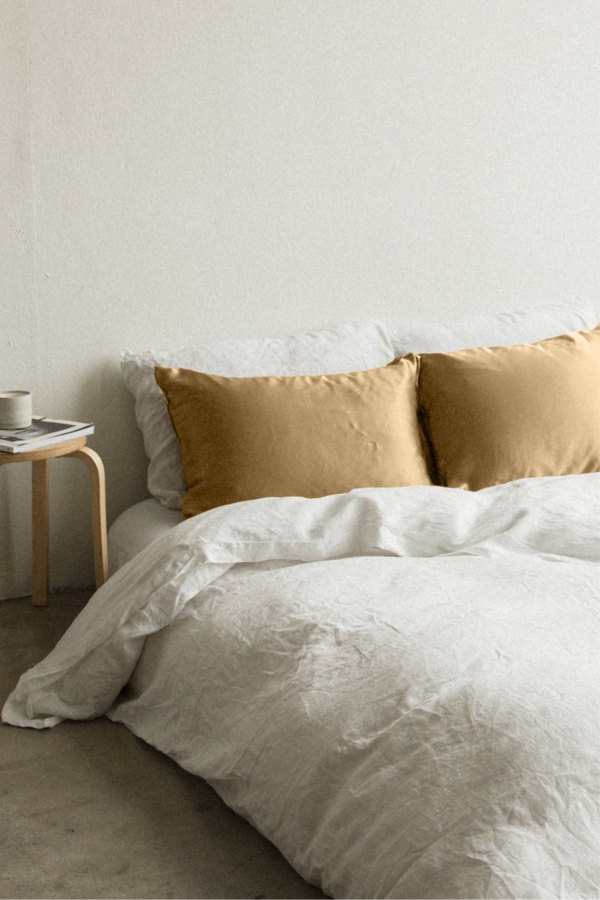 Penney + Bennett Silk Beauty Pillow - Biscuit