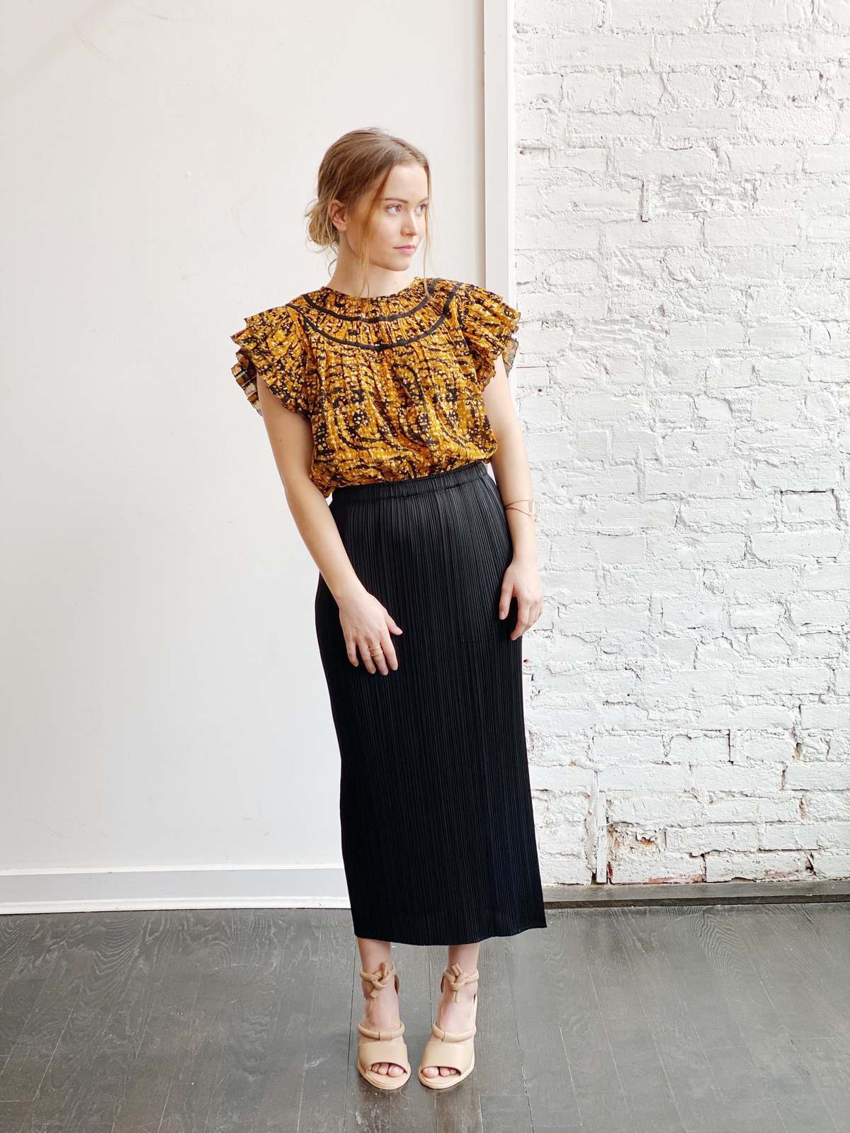 Pleats Please by Issey Miyake Basics Skirt - Black | Garmentory