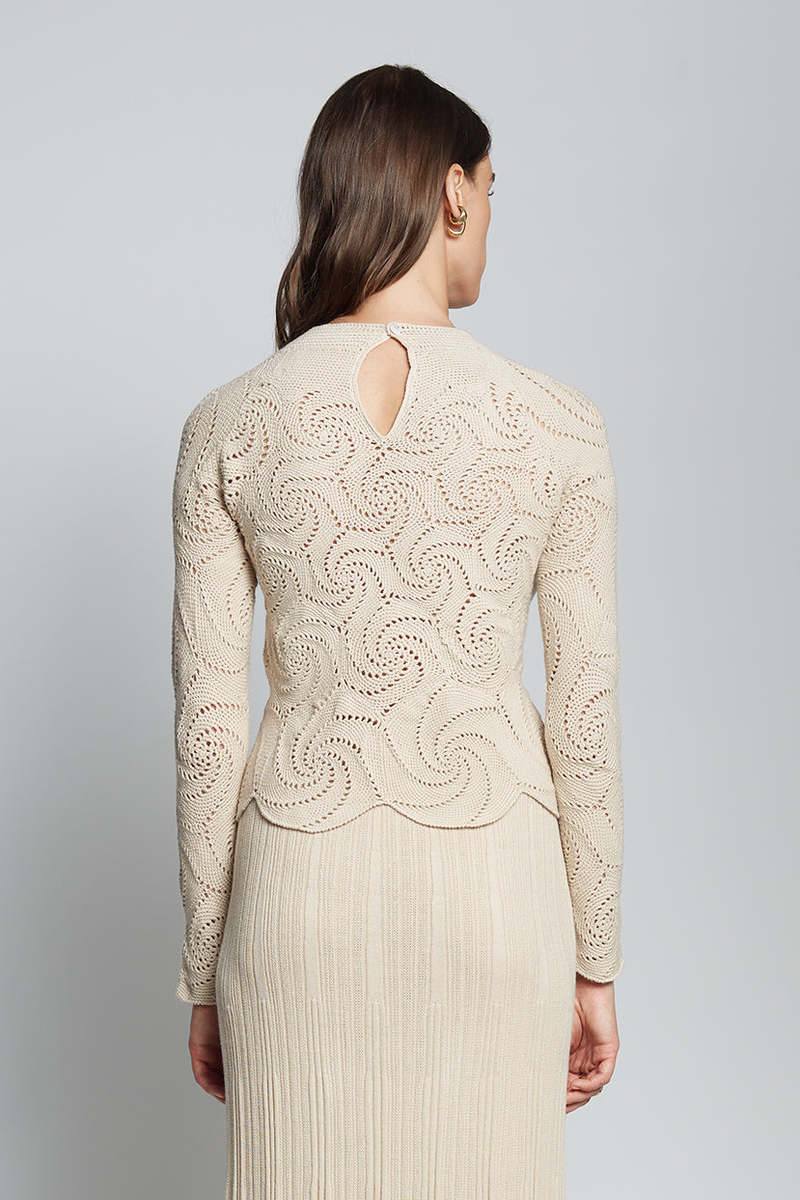 Eleven Six Dahlia Crochet Top - Nude Eleven Six Dahlia Crochet Top - Nude