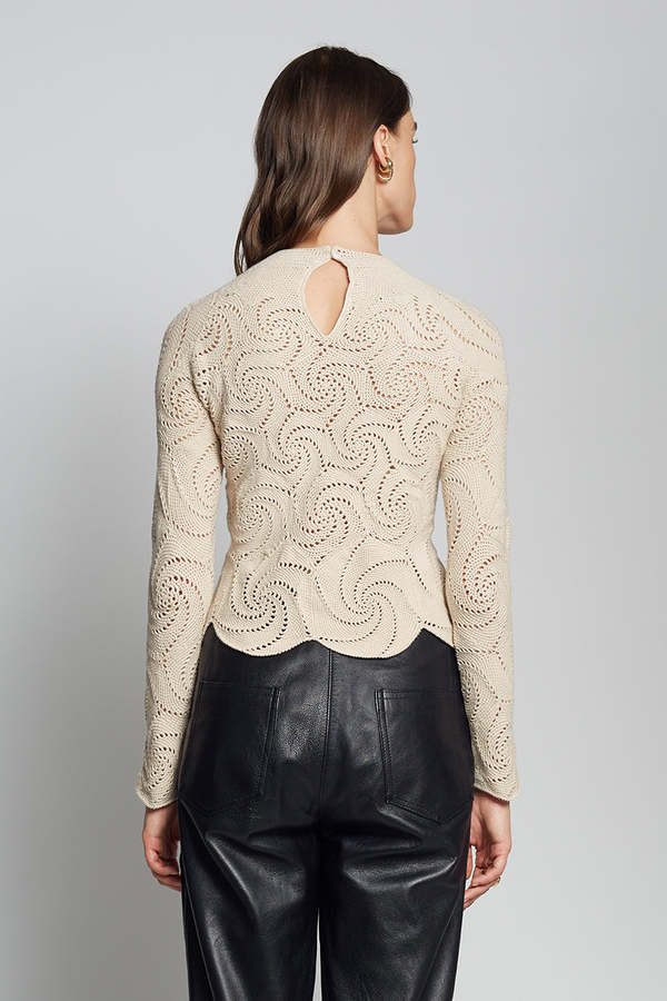 Eleven Six Dahlia Crochet Top - Nude Eleven Six Dahlia Crochet Top - Nude