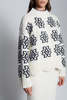 ELEVEN SIX SIENNA SWEATER - IVORY/BLACK - Thumbnail 4