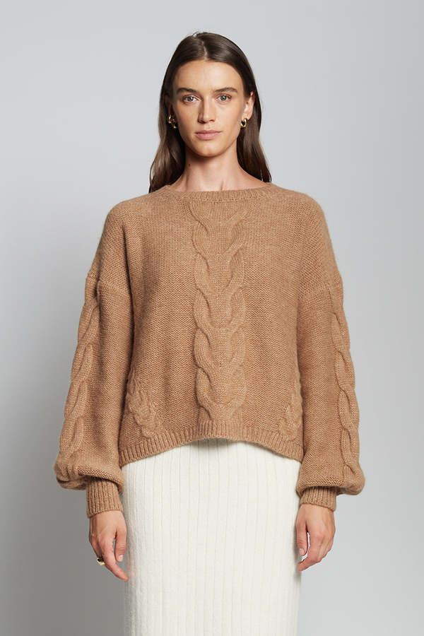 ELEVEN SIX VAIDA SWEATER - CAMEL