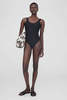 Anine Bing Jace One Piece - Black - Thumbnail 1